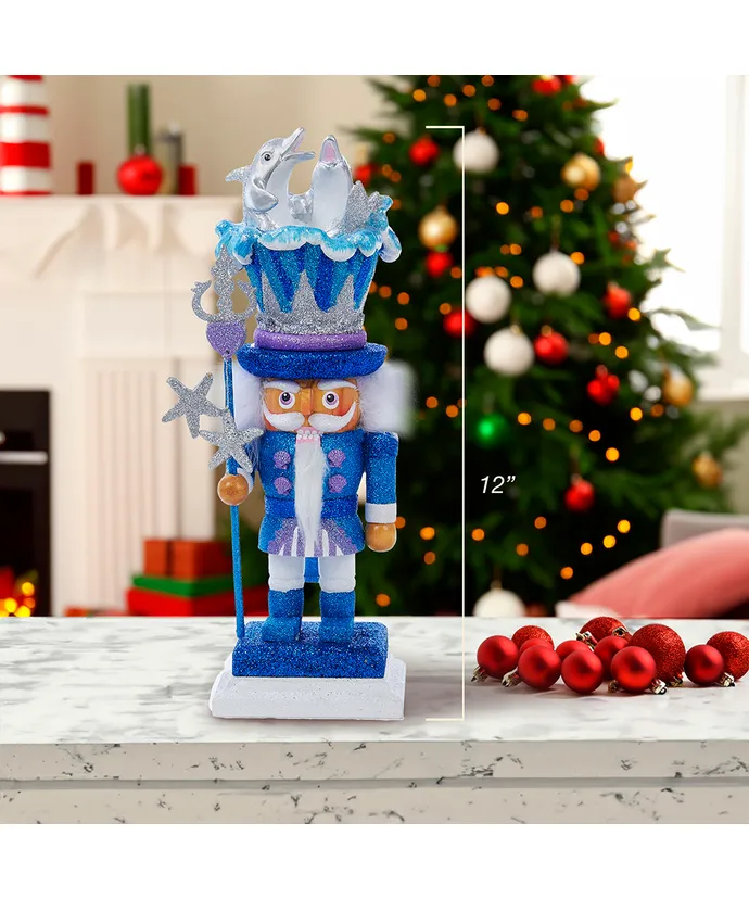 12" Hollywood Nutcrackers⢠Dolphin Hat Nutcracker - Image 2