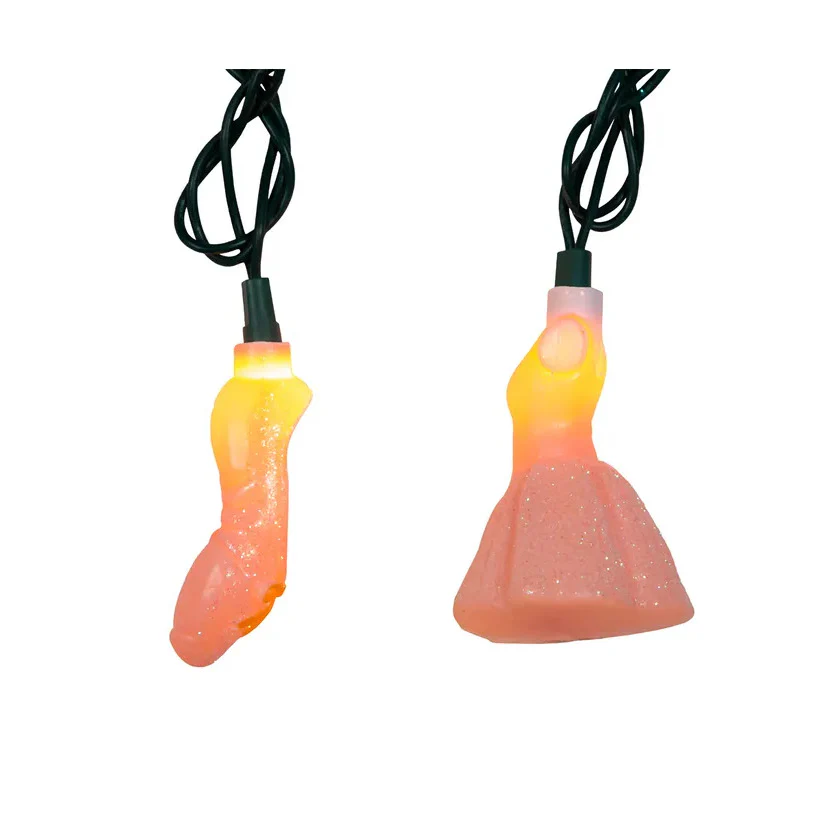 12' UL 10-Light Glittered Tutu and Ballet Shoes Light Set