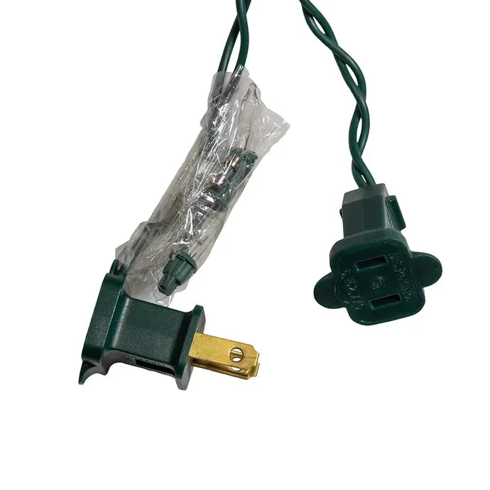 12' UL 10-Light Multicolor Cupcake Light Set With Green Wire - Image 6
