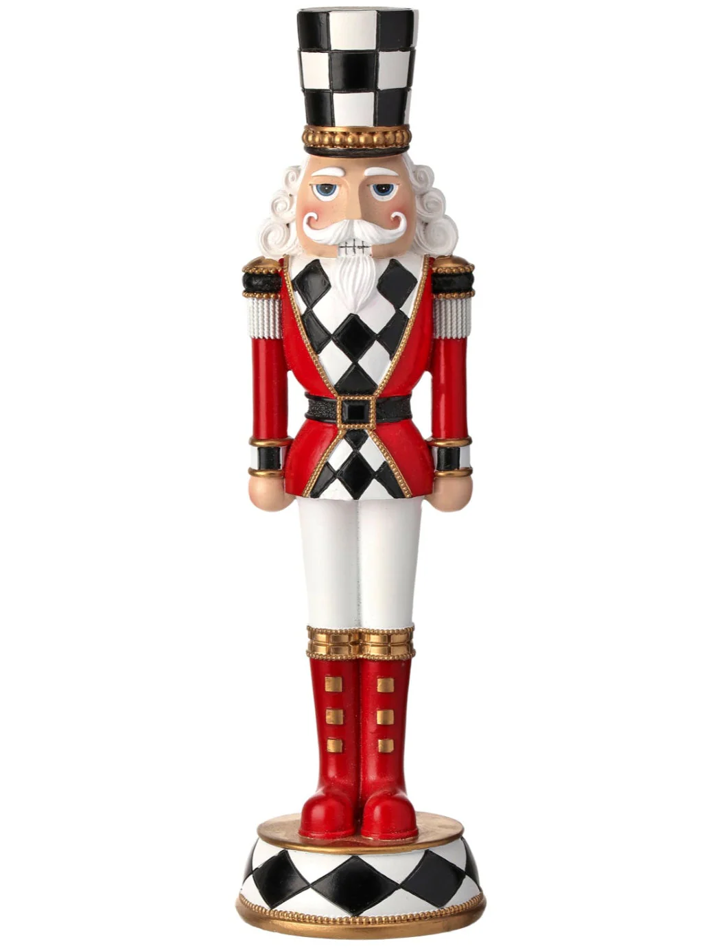13" Resin Nutcracker On Base (2 styles - sold individually) - Image 2