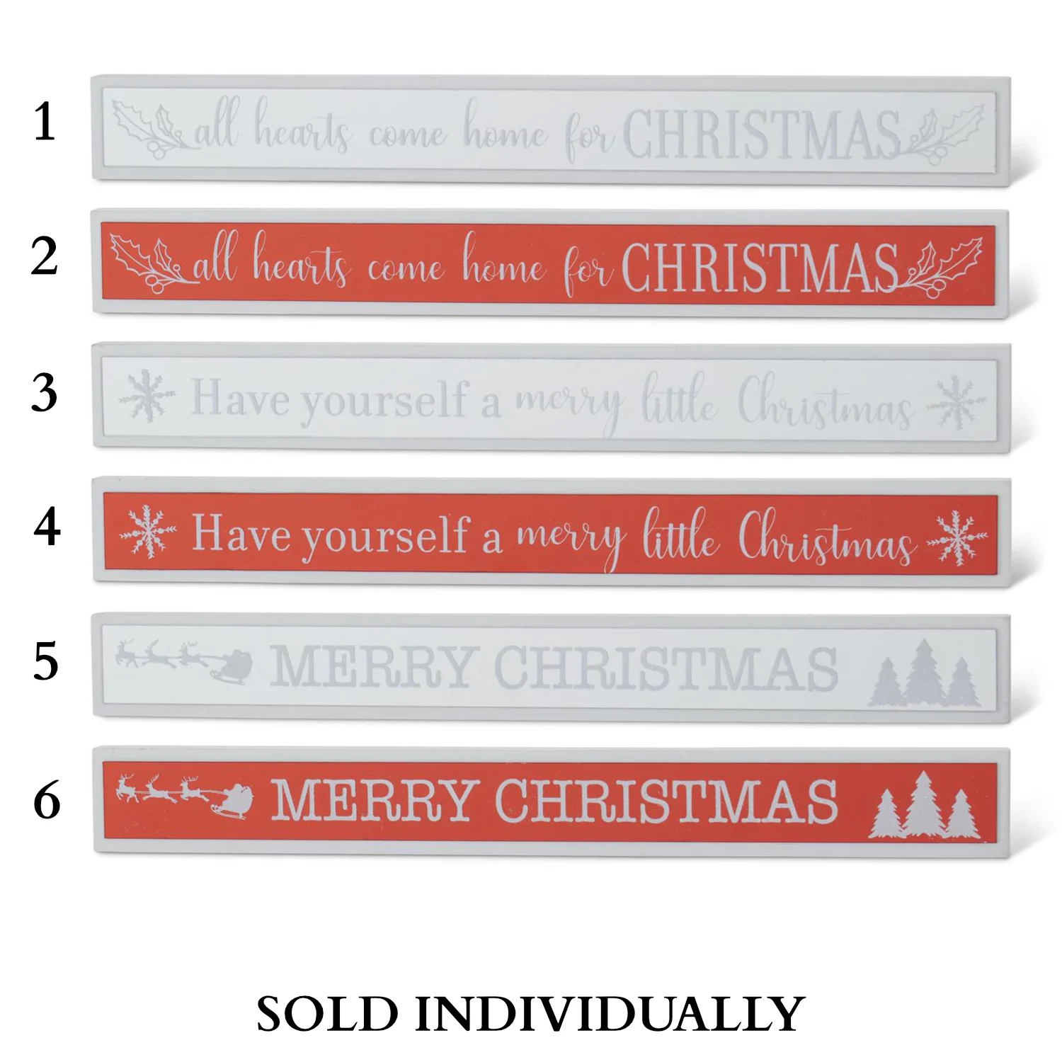 Holiday Message Tabletop Sign, 15.75" (6 styles - sold individually)