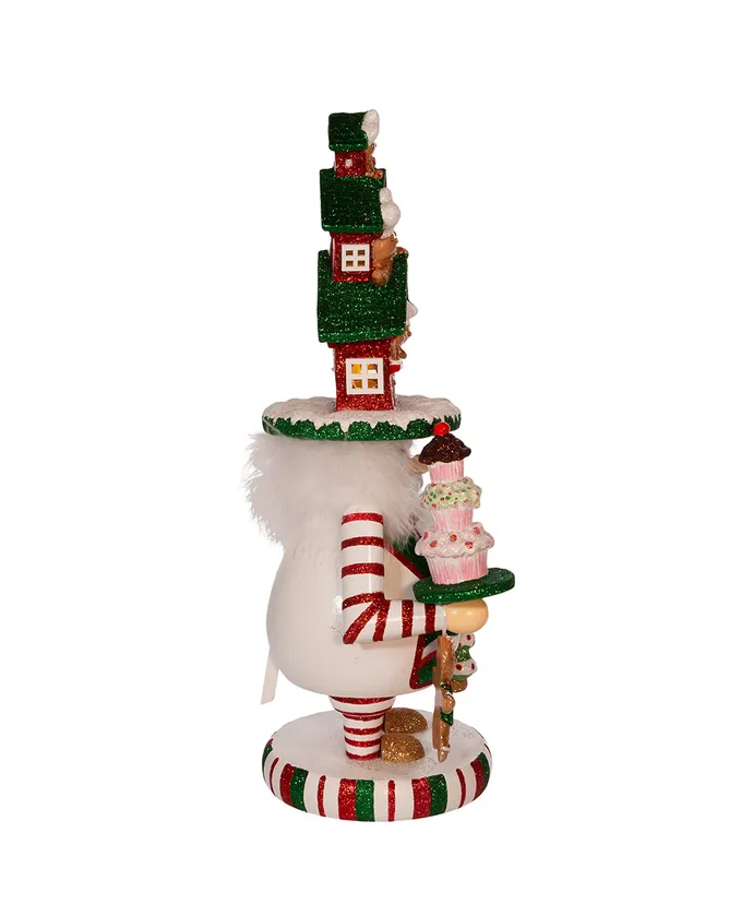 15" Hollywood Nutcrackers™ LED Gingerbread House Hat Nutcracker - Image 3