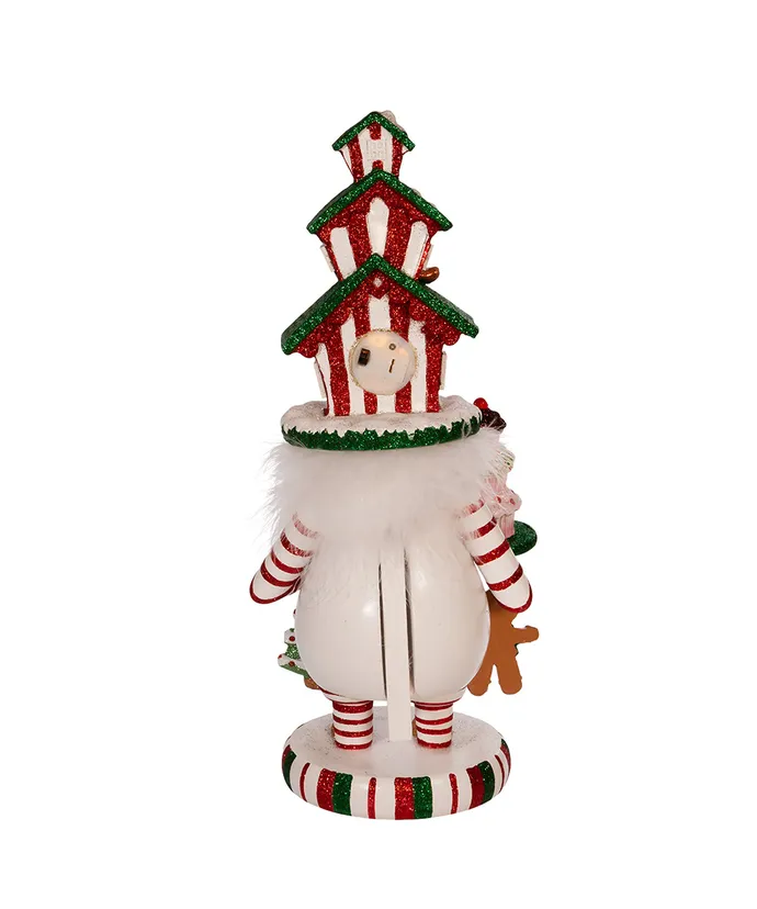 15" Hollywood Nutcrackers™ LED Gingerbread House Hat Nutcracker - Image 4