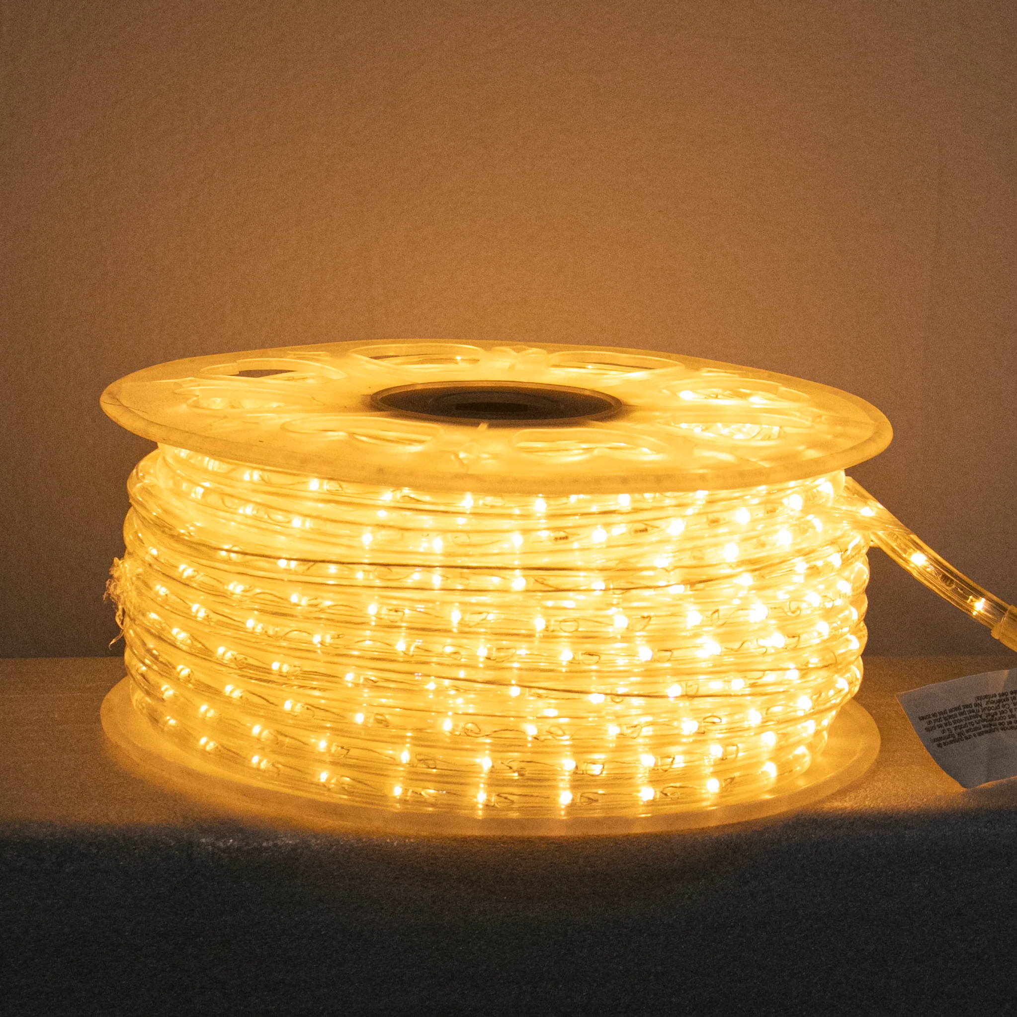150' LED Rope Light 3D in warm white