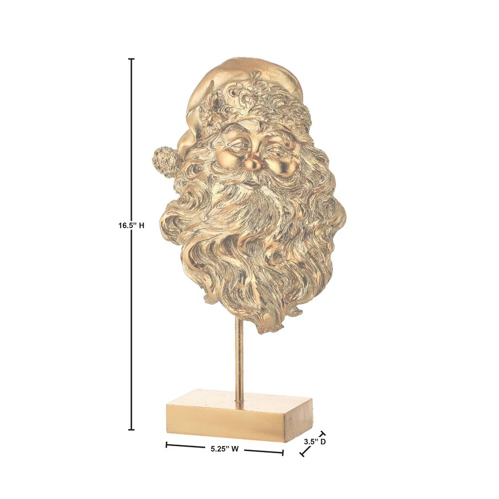 Resin Santa Head Table Piece, 17" - Image 4