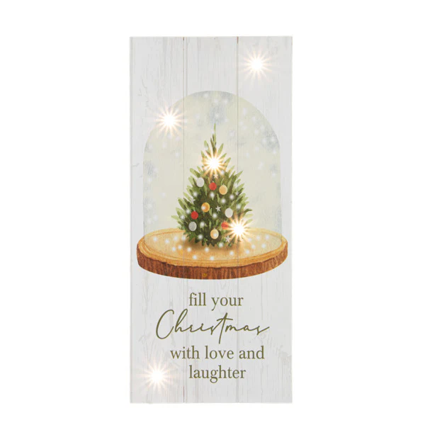 Woodland Greetings - Light Up Box Plaques, 18" (2 styles - sold individually) - Image 2