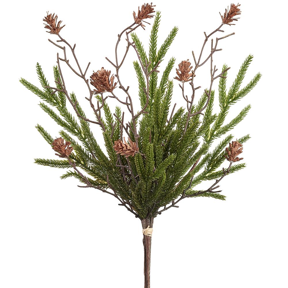 Spruce Bundle w/Cones, 20.5"
