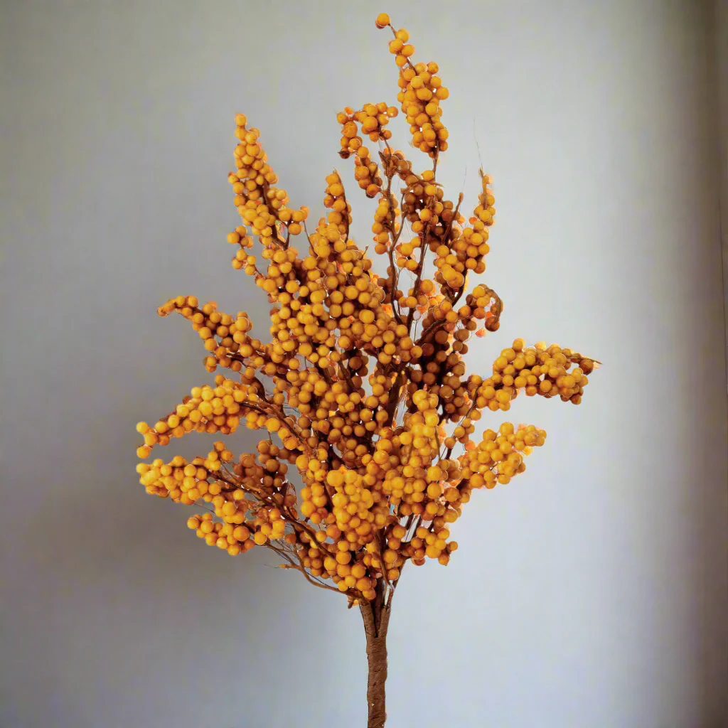 Autumn Berry Spray, 21" (Gold)