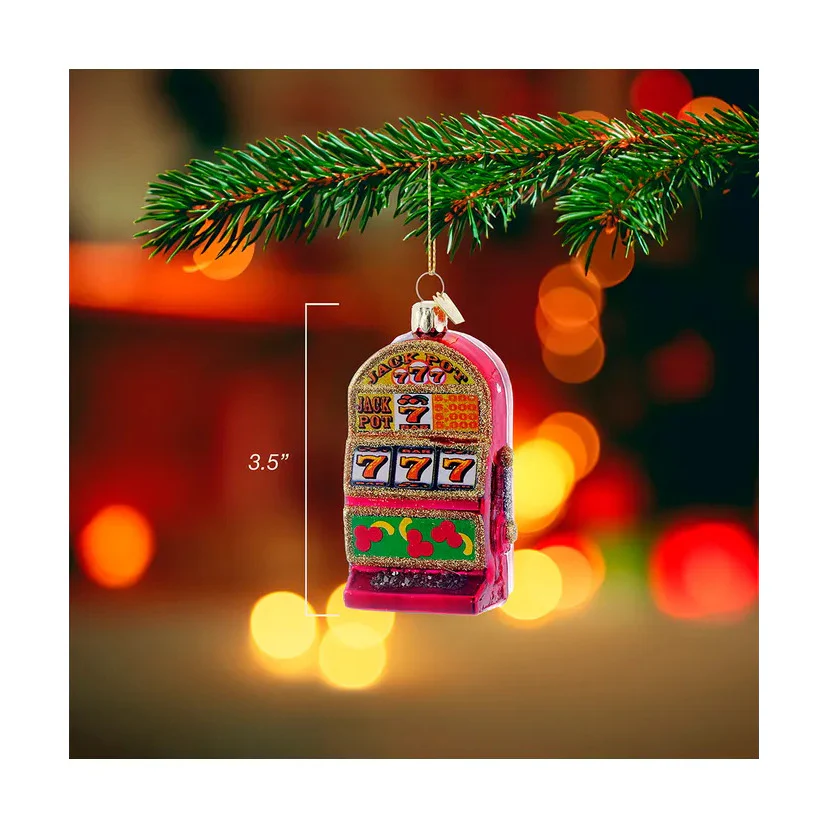 3.5" Slot Machine Ornament - Image 8