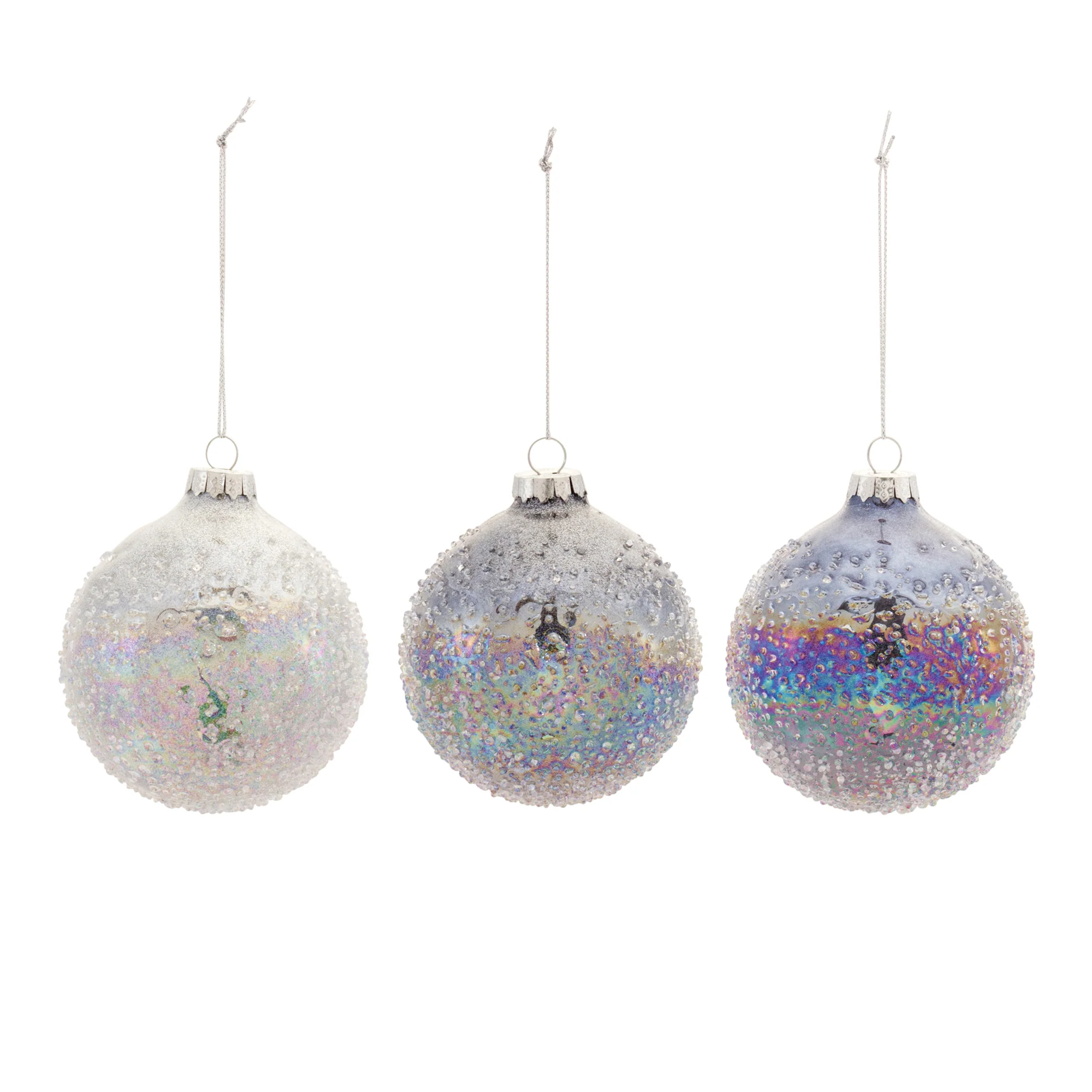 Magical Shimmer Glass Ball Ornament, 3" (3 styles - sold individually) - Image 5