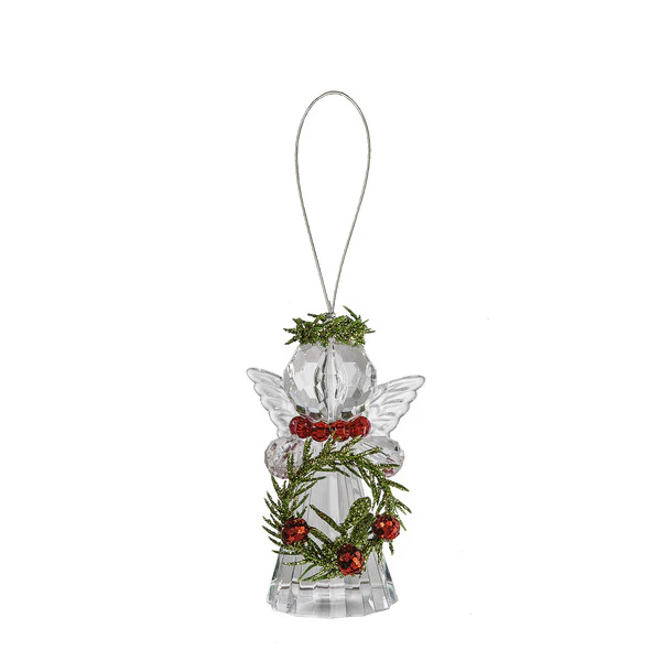 Teeny Mistletoe Angel Ornament, 3" (4 styles - sold individually) - Image 5