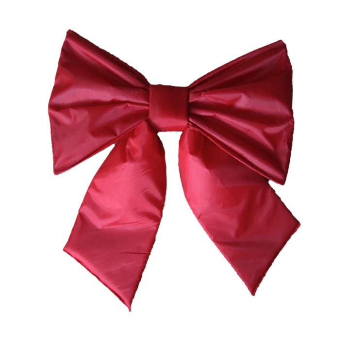 28" Red Nylon Flat Bow w/Metal Rod Frame