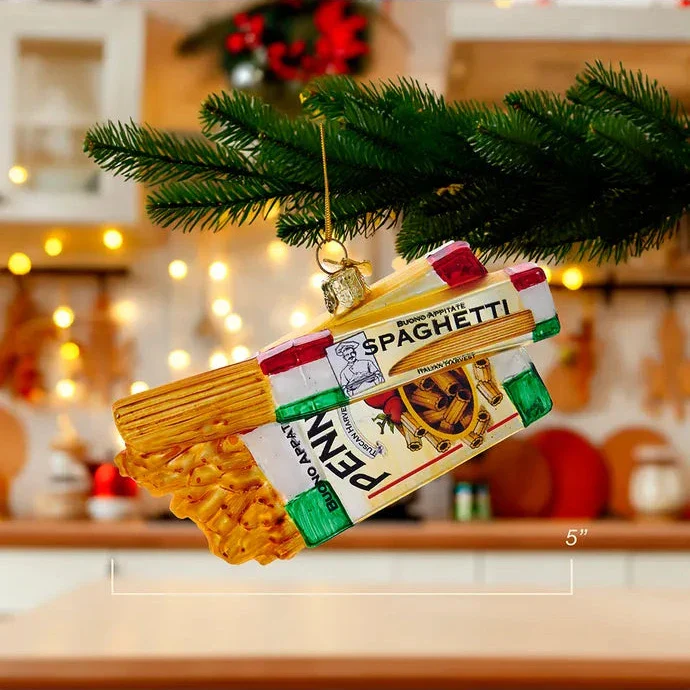 Noble Gems™ Glass Pasta Boxes Ornament - Image 5
