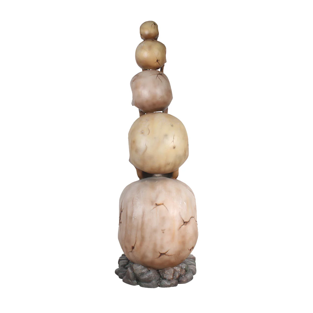Giant 5 Moods Skull Pillar, 93" - Image 4