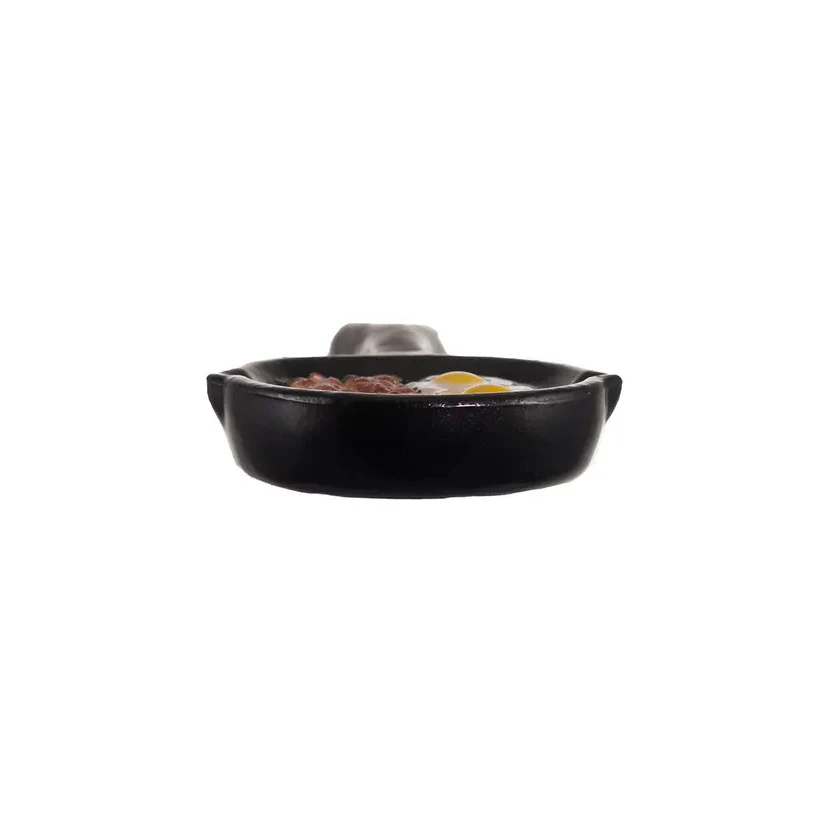 5" Noble Gems Glass Frying Pan Ornament - Image 5