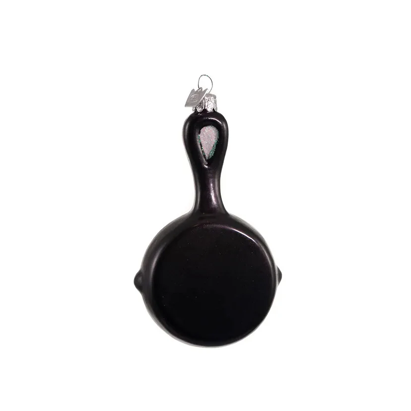 5" Noble Gems Glass Frying Pan Ornament - Image 8