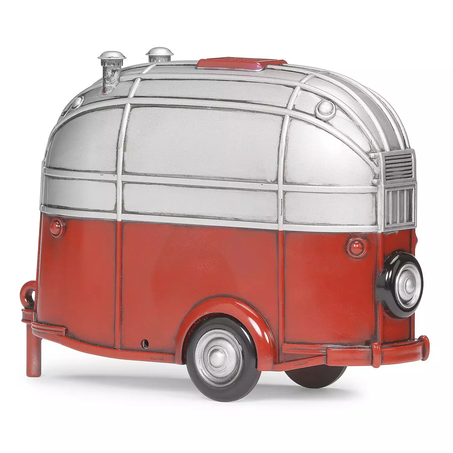 LED Swirl Santa Camper Water Globe, 6.5" - Image 5