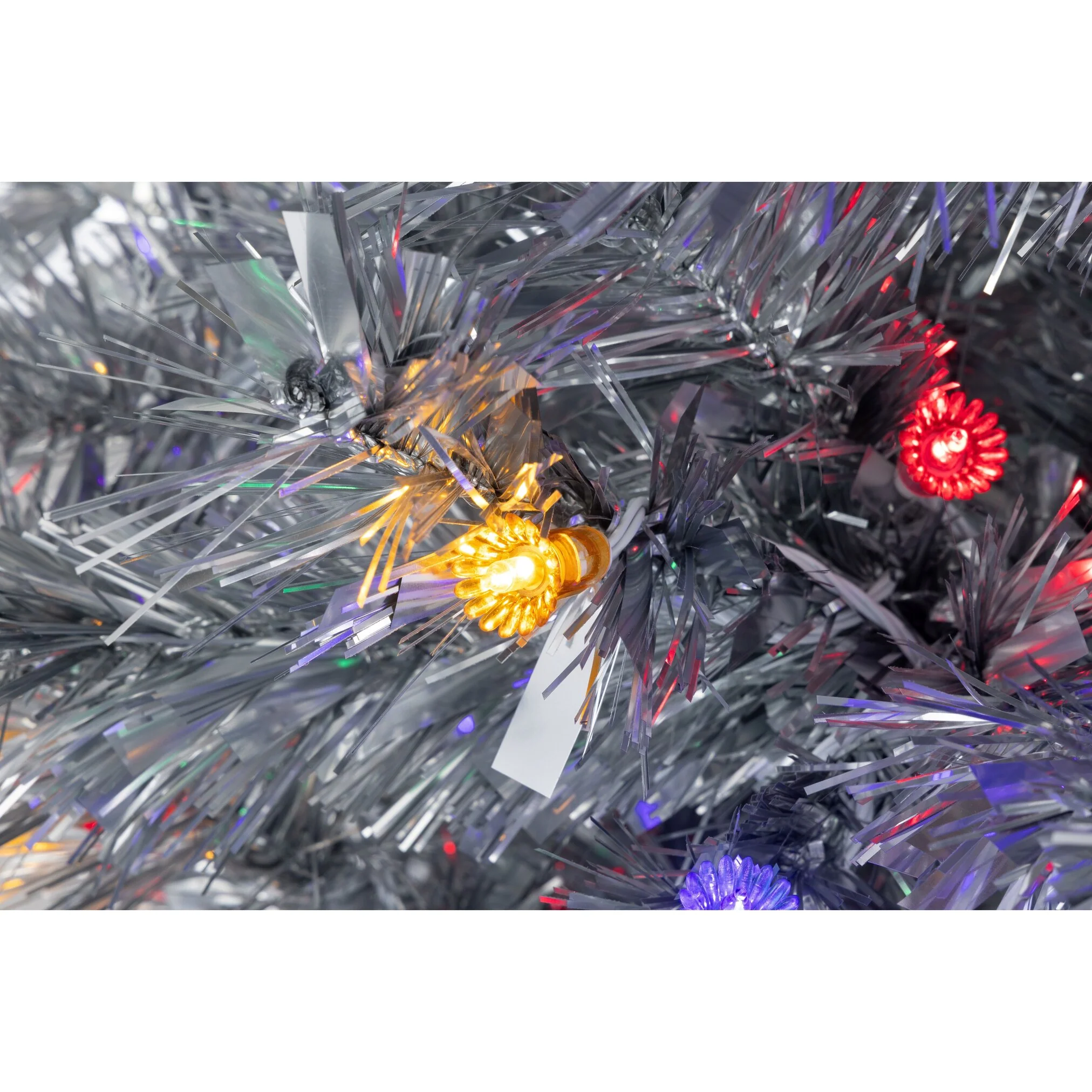 6' Silver Aluminum Tree - Reflectors - Image 6