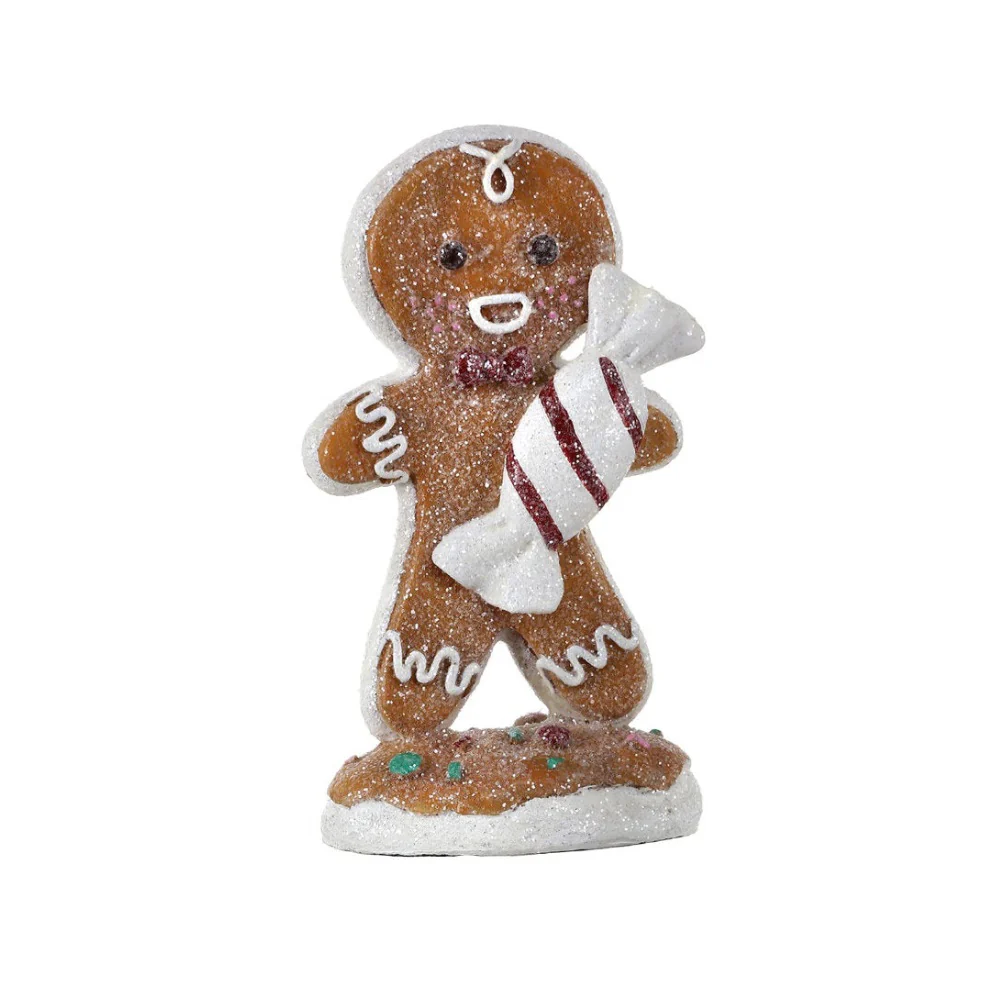 Resin Candy Gingerbread Men, 7.5" (3 Styles - Sold individually) - Image 3