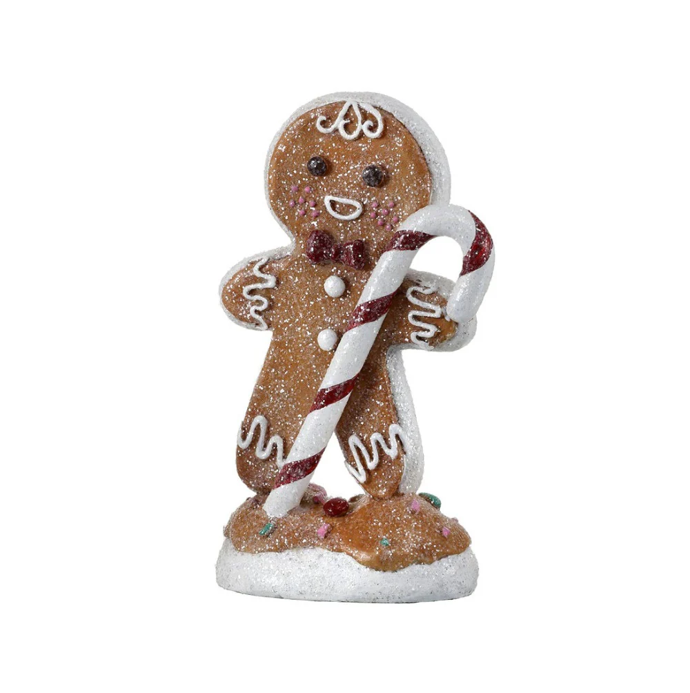 Resin Candy Gingerbread Men, 7.5" (3 Styles - Sold individually) - Image 4