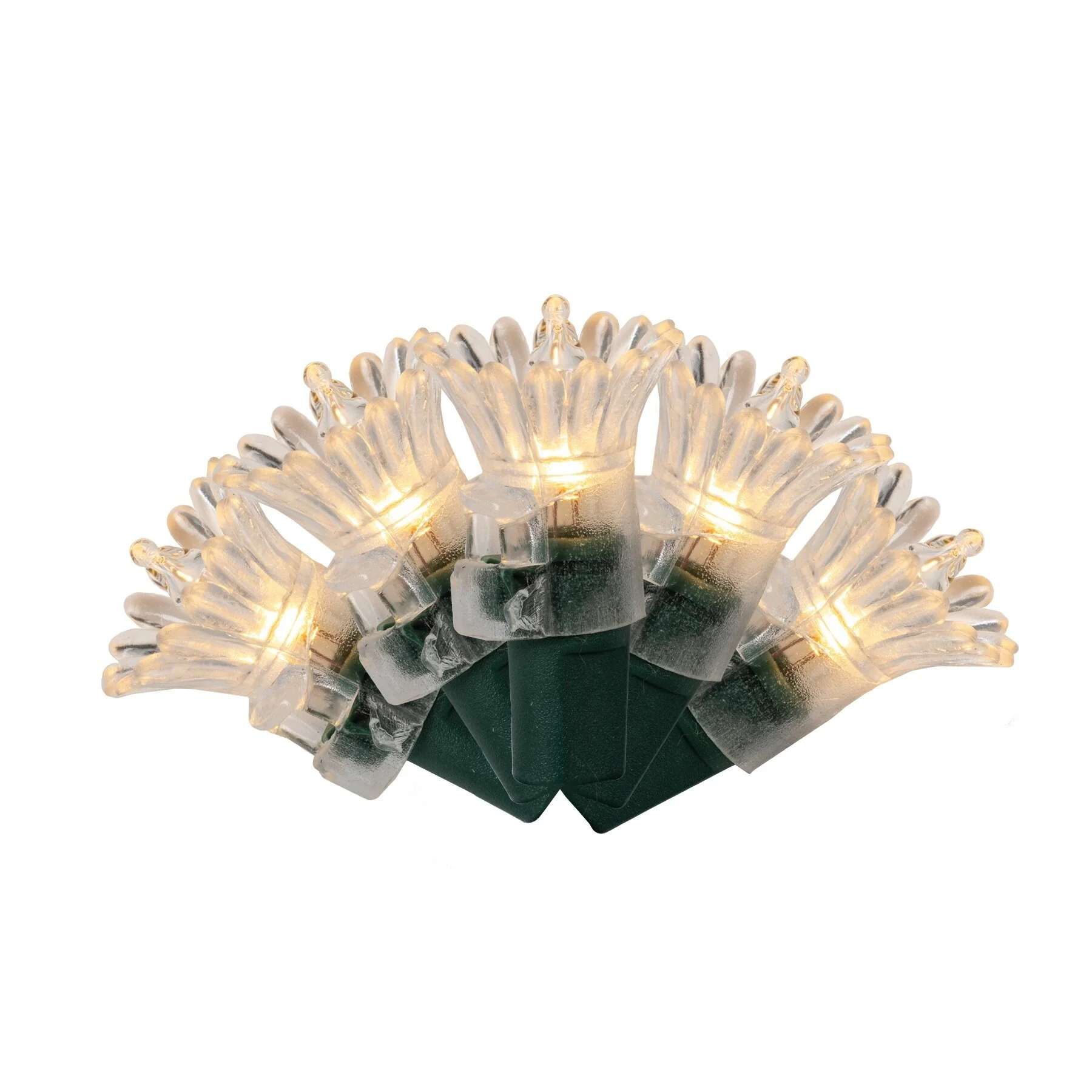 70LT LED Glass T5 Lights, Warm White, Clear Reflector Covers