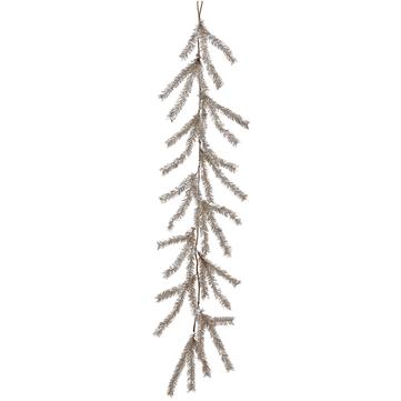 72" Tinsel Garland Champagne