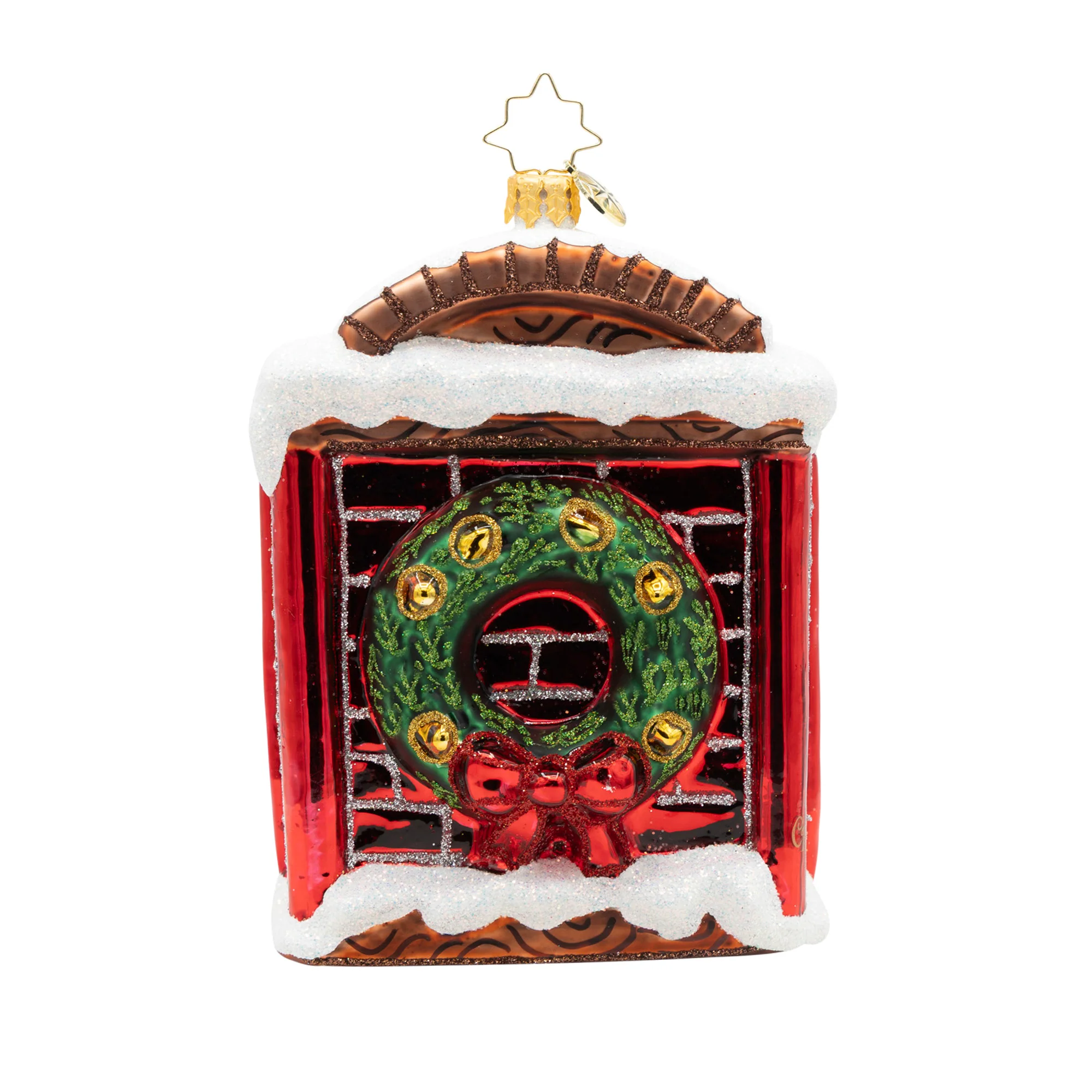 A New Day for Scrooge Glass Ornament, 5" - Image 5