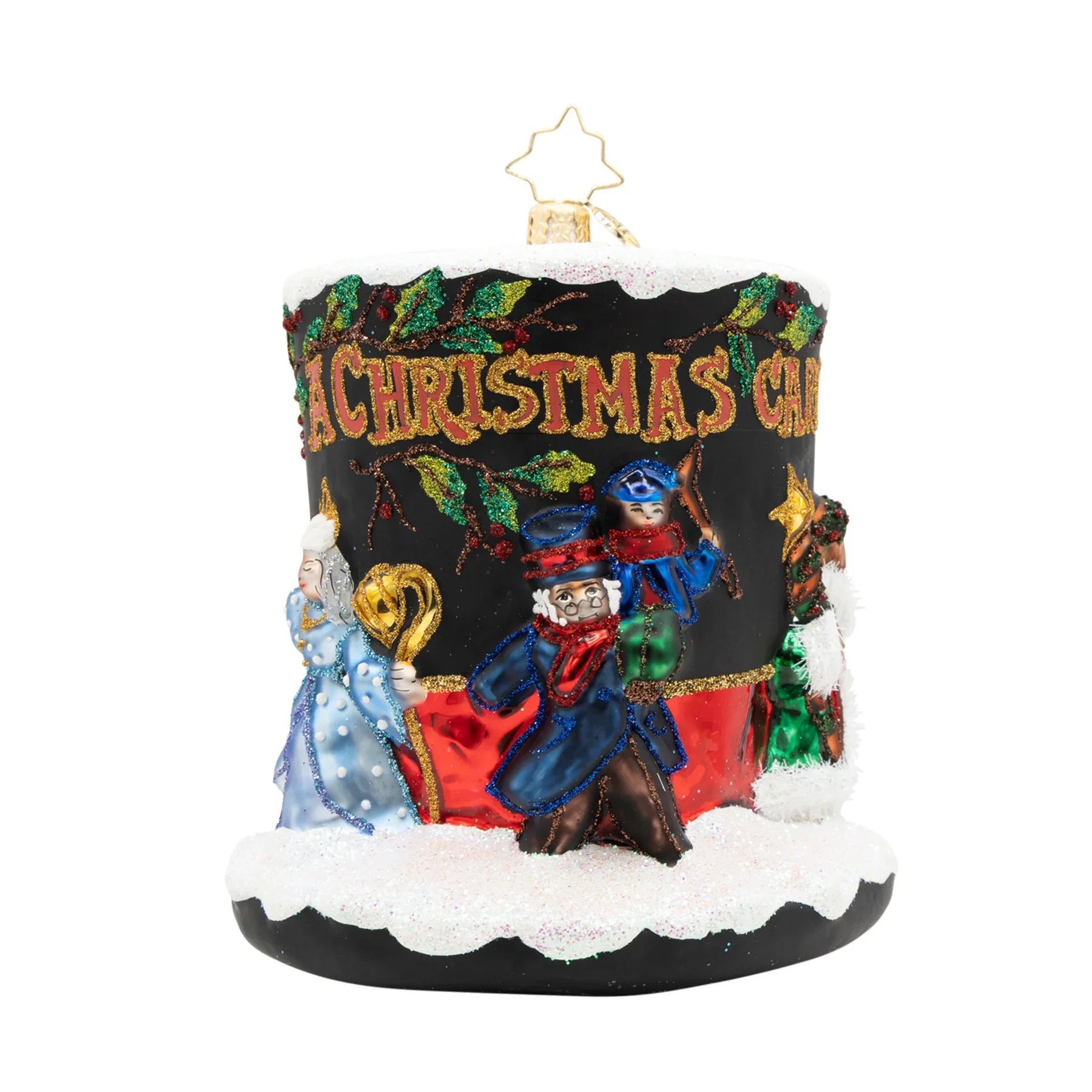 A Timeless Christmas Tale Glass Ornament, 5.25" - Image 2