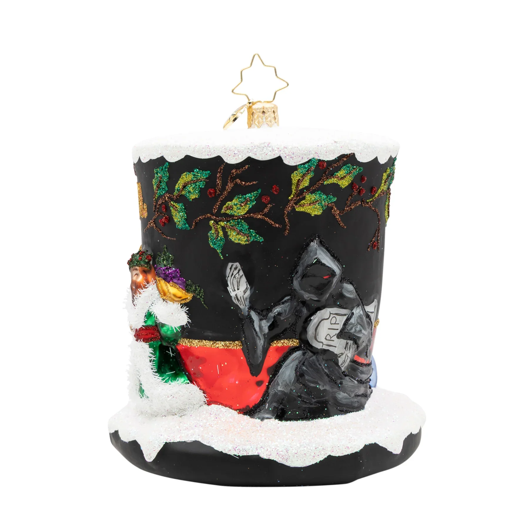 A Timeless Christmas Tale Glass Ornament, 5.25" - Image 3