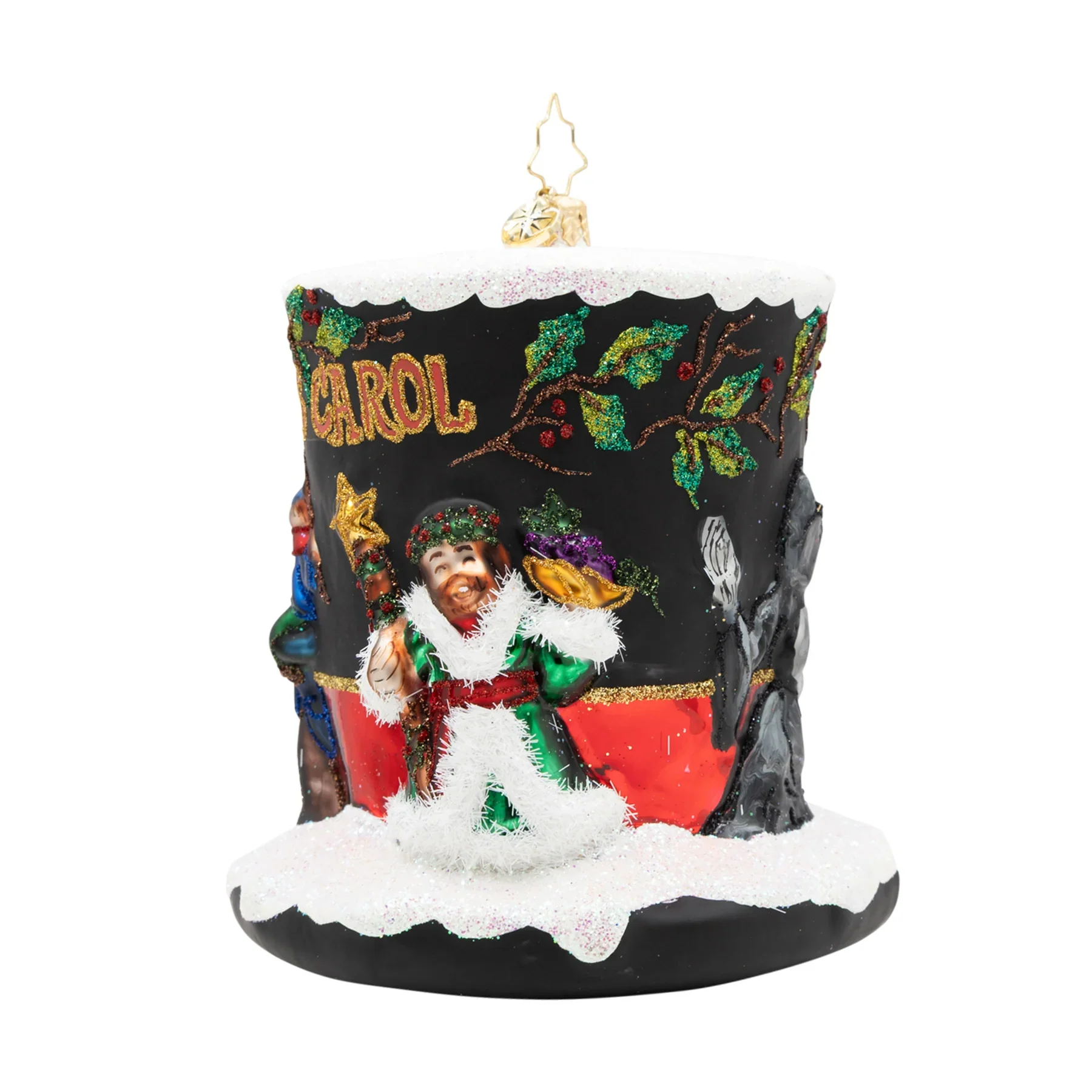 A Timeless Christmas Tale Glass Ornament, 5.25" - Image 4