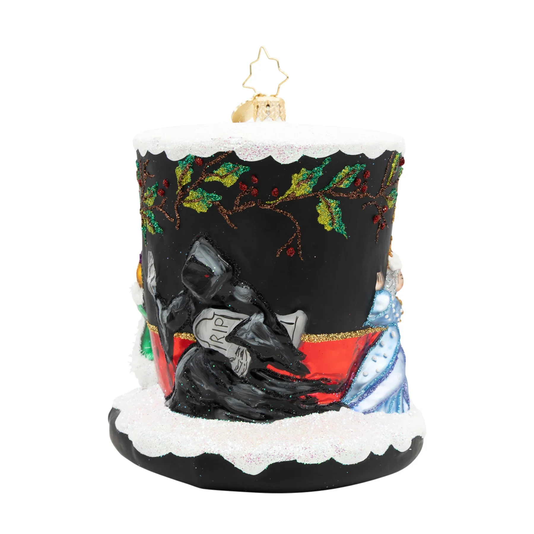 A Timeless Christmas Tale Glass Ornament, 5.25" - Image 7