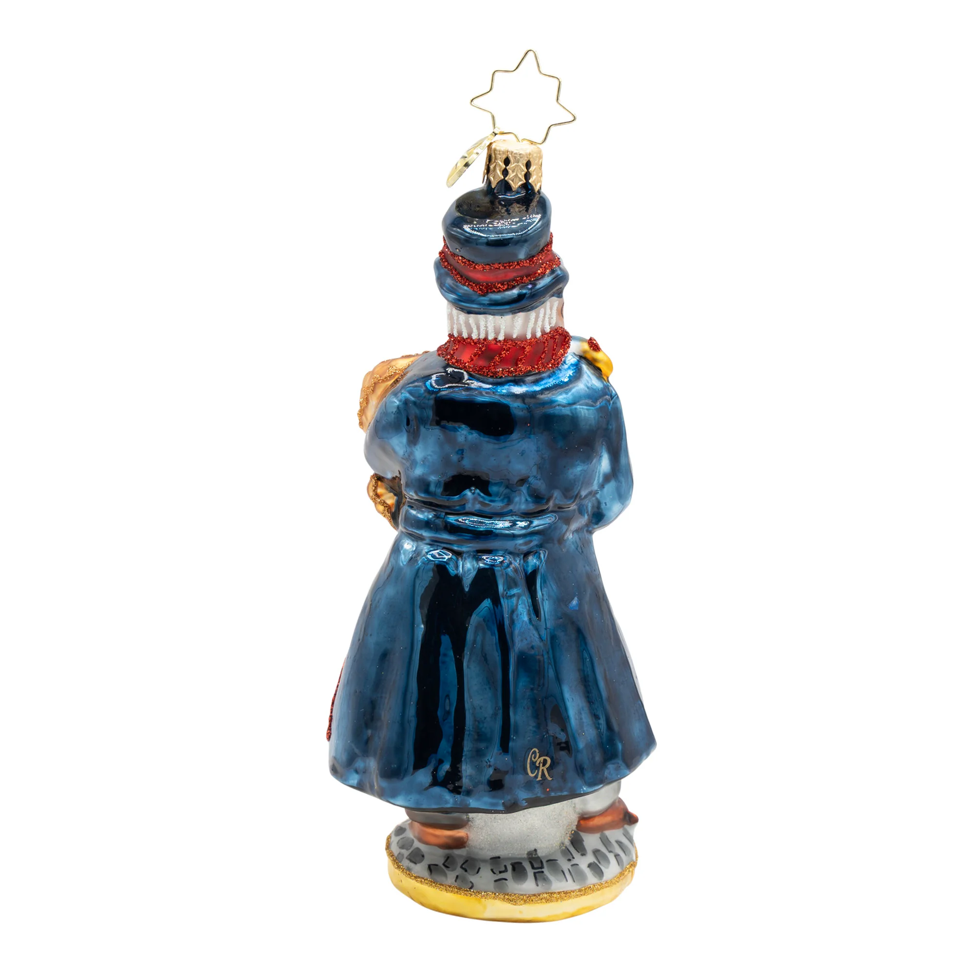 A Turkey for Tiny Tim Glass Ornament, 5.5" - Image 5