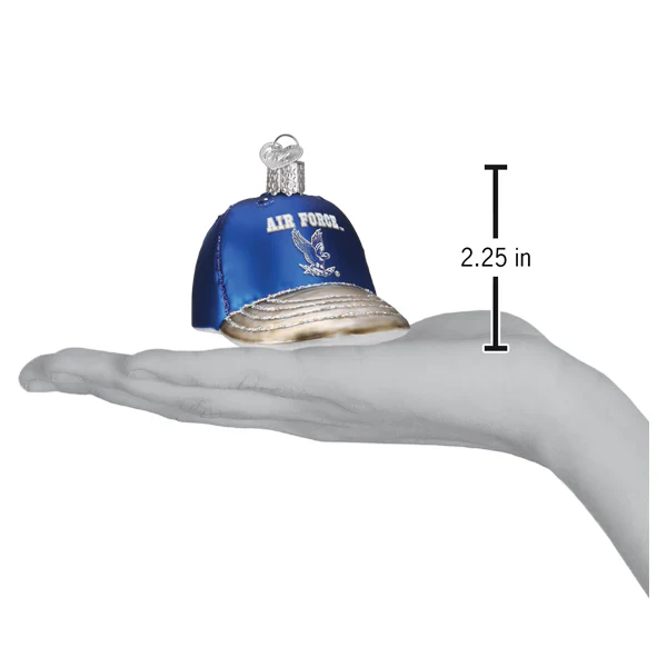 Air Force Baseball Cap Ornament - Image 3