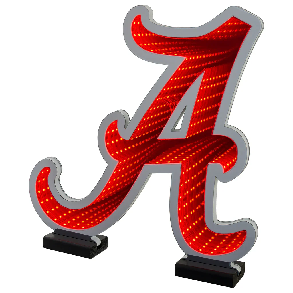 Alabama Crimson Tide LED Infinity Logo Light, Acrylic, w/UL Plug, 13.5" - Image 2