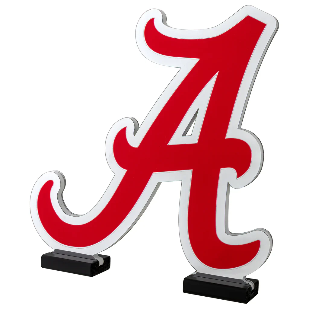 Alabama Crimson Tide LED Infinity Logo Light, Acrylic, w/UL Plug, 13.5" - Image 3
