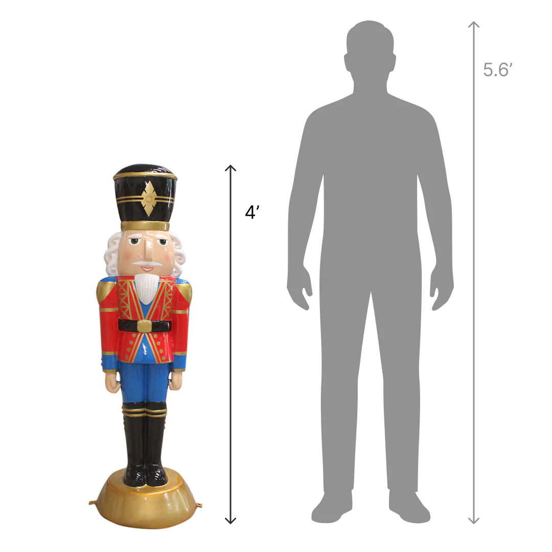 Large Fiberglass American Christmas Nutcracker Figure, 4ft to 12ft - Image 3