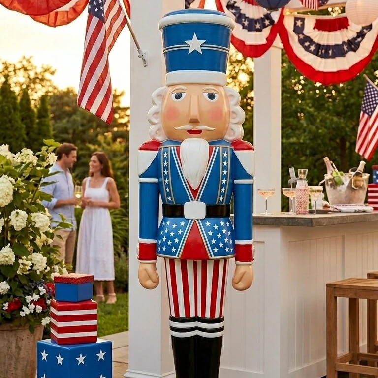 Large Fiberglass American Christmas Nutcracker Figure, 4ft to 12ft - Image 5