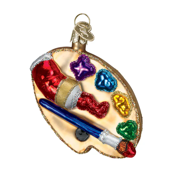 Artist's Palette Ornament, 2.75" - Image 2