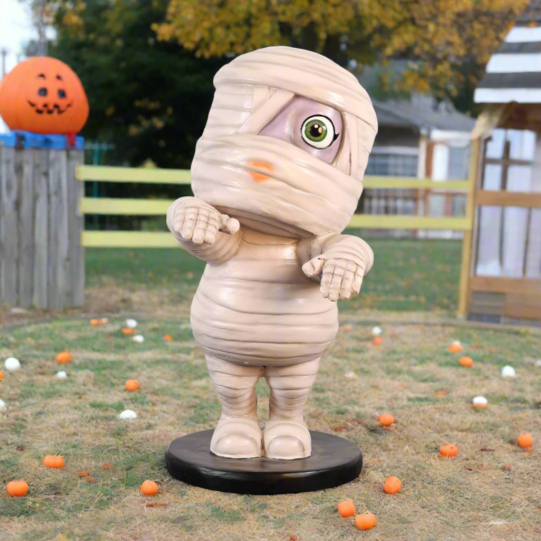 Large Fiberglass Baby Mummy Figure, 30"