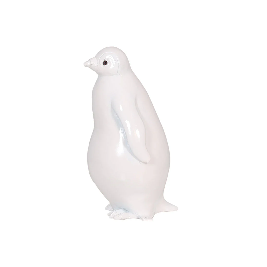 Fiberglass Baby Penguin Figure, 16" (White) - Image 2