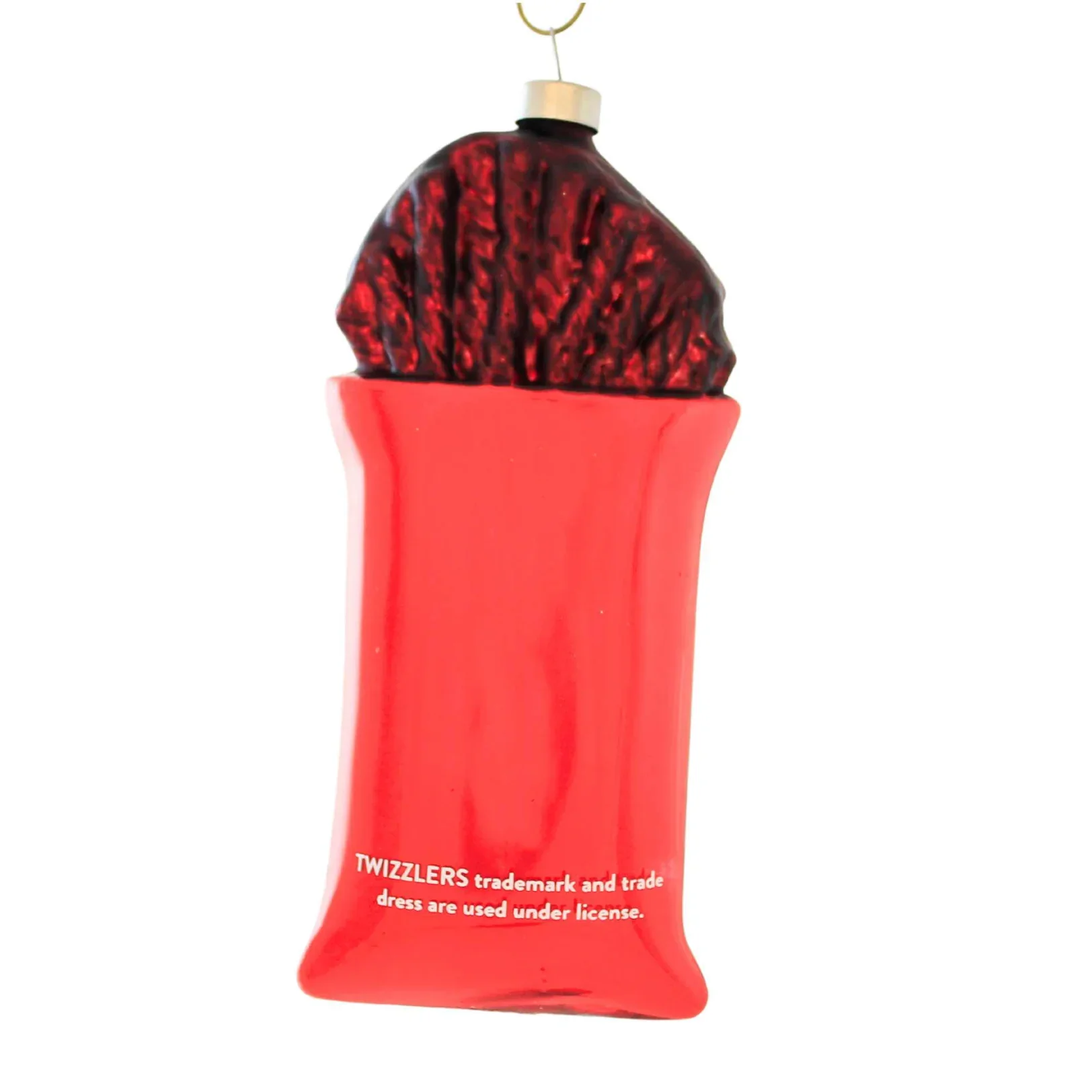 Bag Of Twizzlers Glass Ornament, 5.5" - Image 2