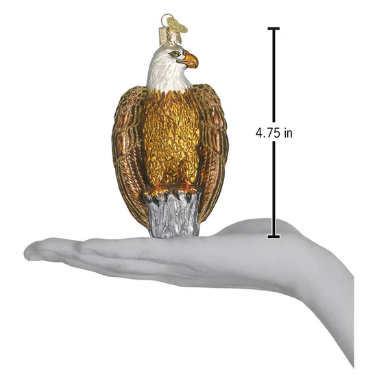 Bald Eagle Ornament, 4.75" - Image 3