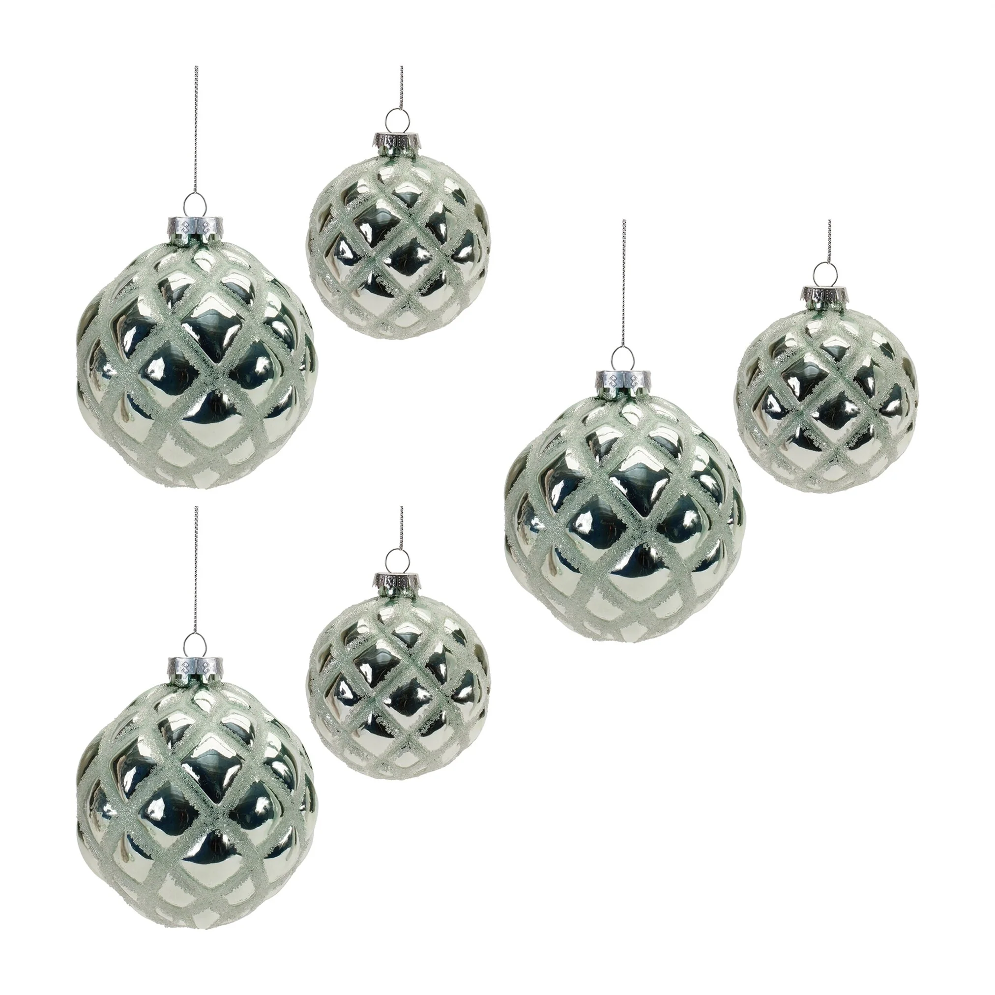 Glass Ball Ornament, 4" (Set of 2) - Image 2