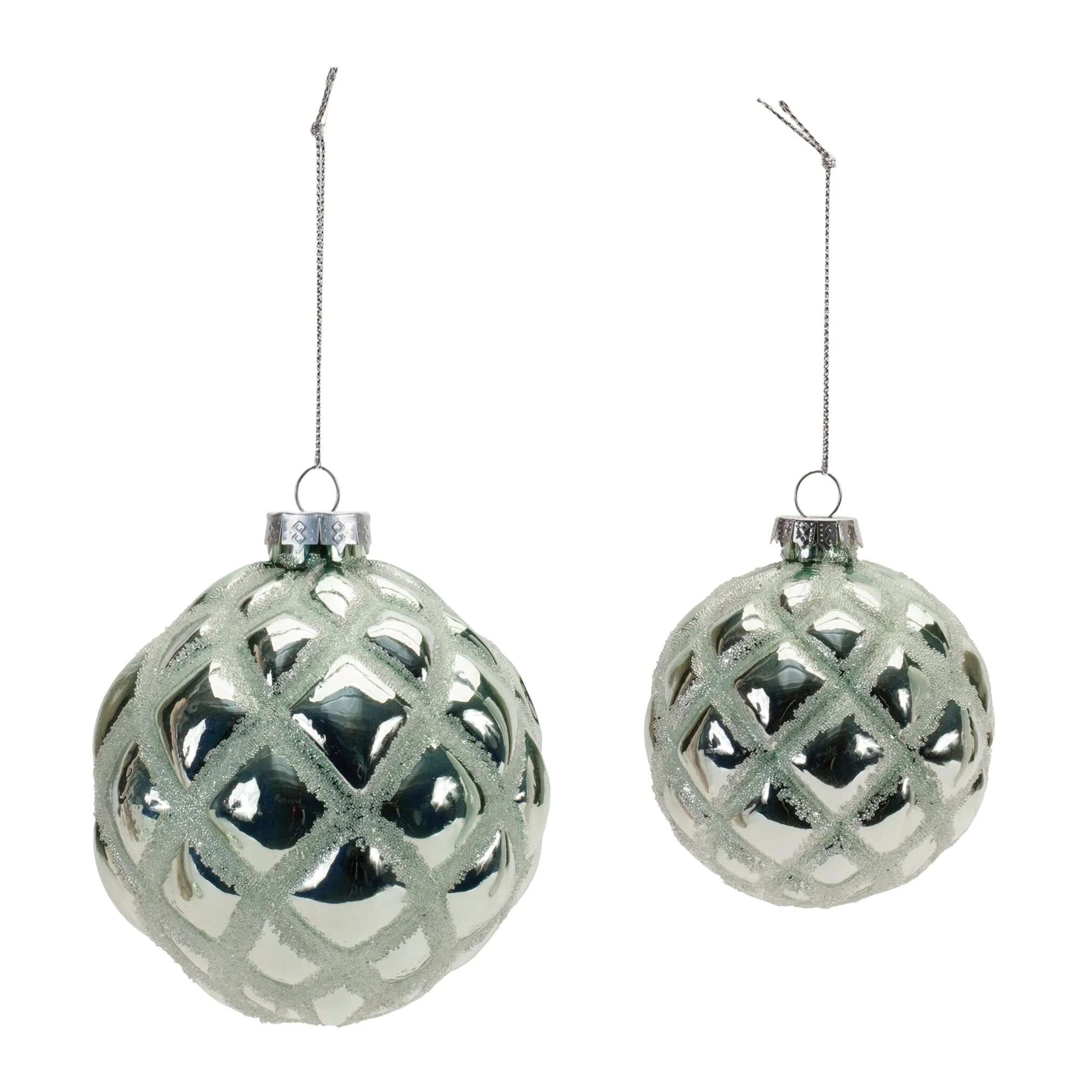 Glass Ball Ornament, 4" (Set of 2) - Image 3
