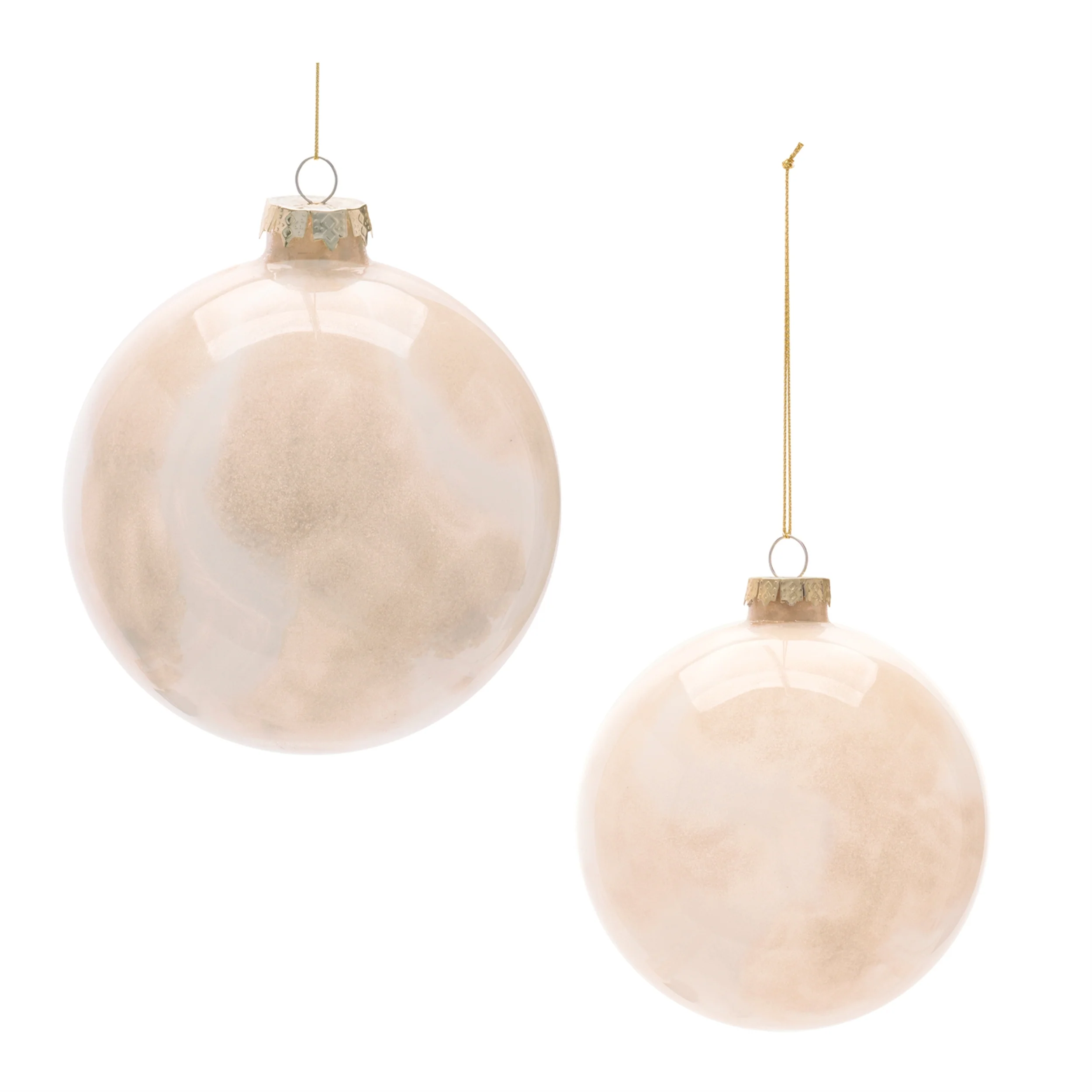 Glass Ball Ornament, 4 - 5" (Set of 2)