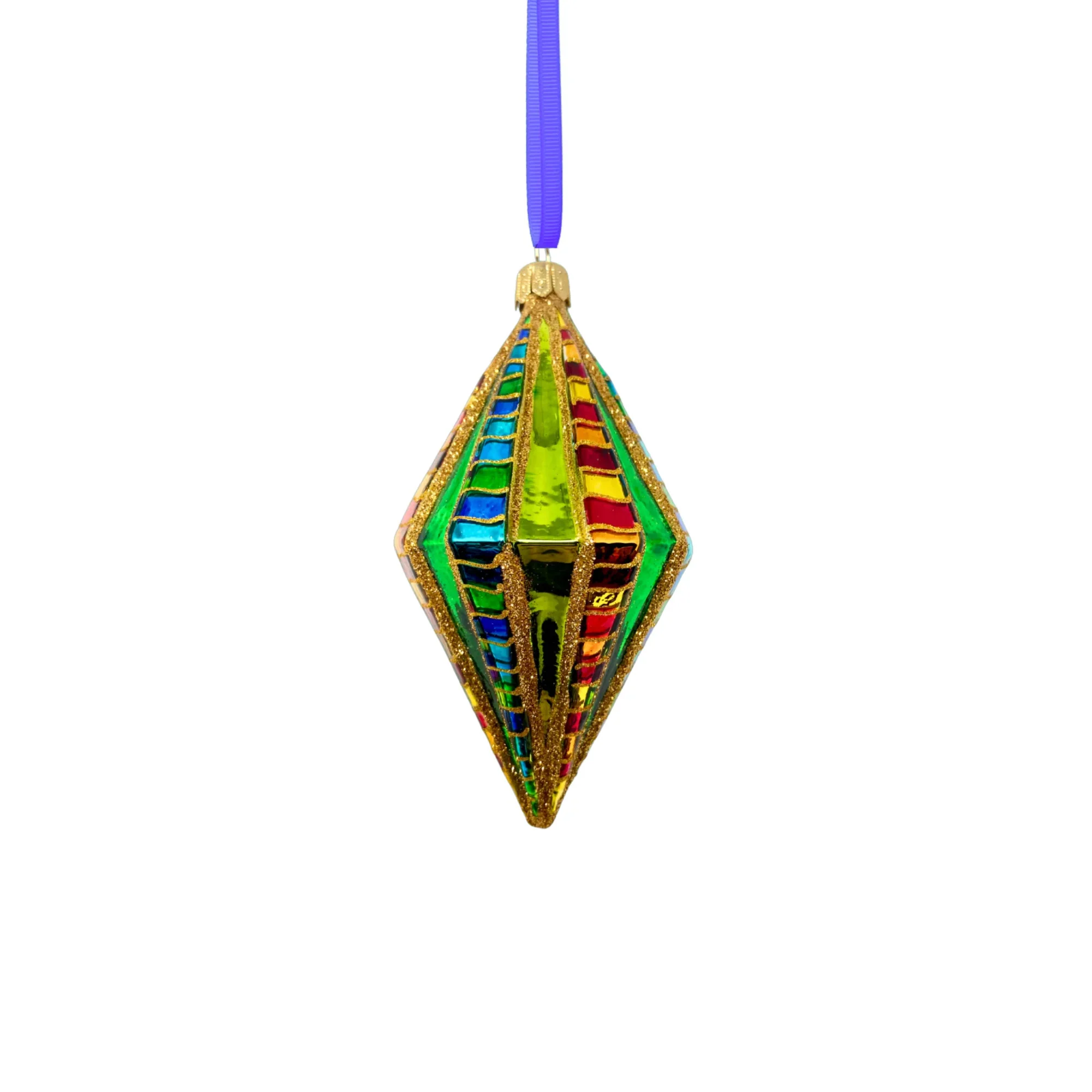 Bank Roll Bling Diamond Glass Ornament, 4" - Image 2