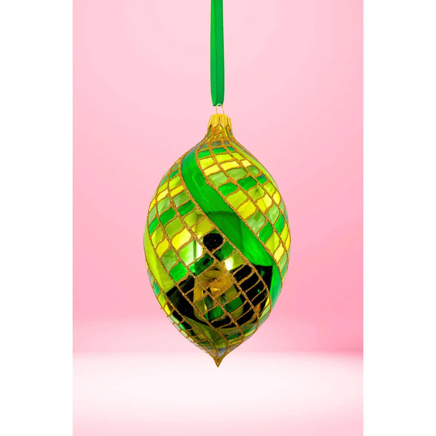 Bank Roll Bling Spinner Glass Ornament, 7"