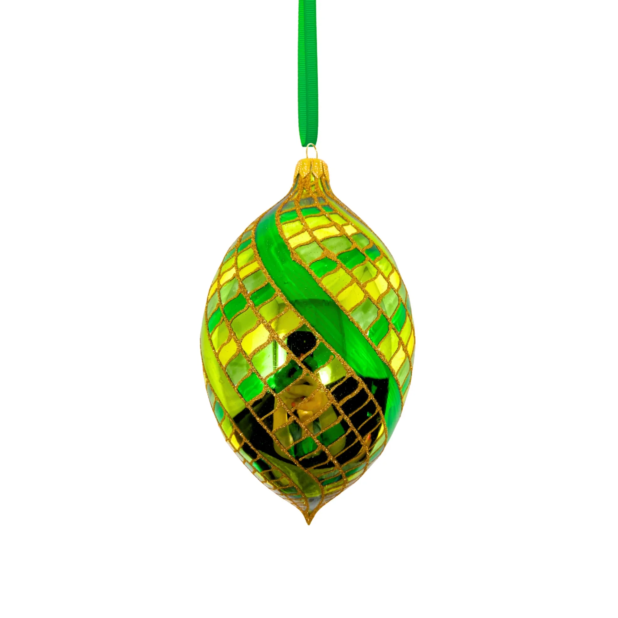 Bank Roll Bling Spinner Glass Ornament, 7" - Image 2