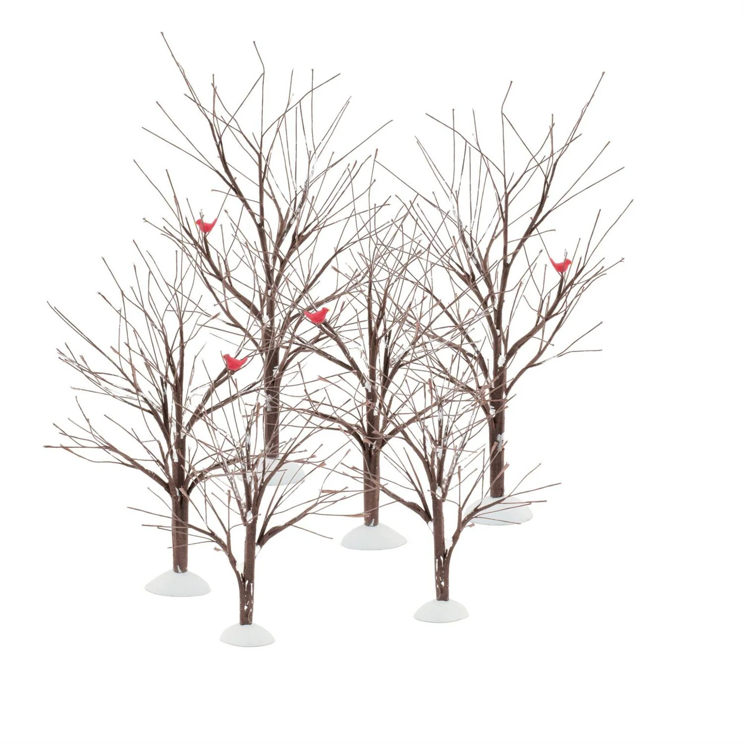 Village Accessories Bare Branch Tree (Set of 6)