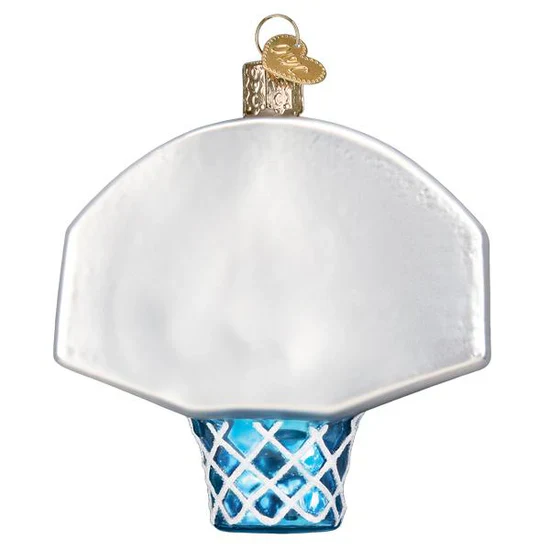 Basketball Hoop Ornament, 3.5" - Image 3